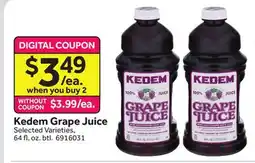 Stop&Shop Kedem Grape Juice offer