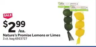 Stop&Shop Nature's Promise Lemons or Limes offer