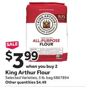 Stop&Shop King Arthur Flour offer