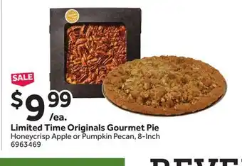 Stop&Shop Limited Time Originals Gourmet Pie offer