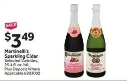 Stop&Shop Martinelli's Sparkling Cider offer