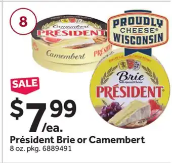 Stop&Shop Président Brie or Camembert offer