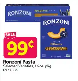 Stop&Shop Ronzoni Pasta offer