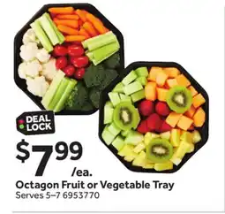 Stop&Shop Octagon Fruit or Vegetable Tray offer