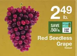 The Fresh Grocer Red Seedless Grape offer