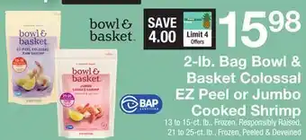 The Fresh Grocer 2-lb. Bag Colossal EZ Peel or Jumbo Cooked Shrimp offer