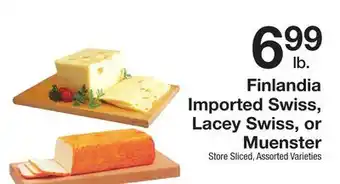 The Fresh Grocer Imported Swiss, Lacey Swiss, or Muenster offer