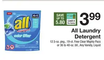 The Fresh Grocer All Laundry Detergent offer