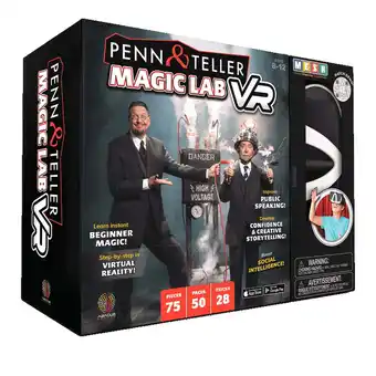 Walmart Abacus Brands Penn & Teller's Virtual Reality Magic Lab Science Kit for Kids offer