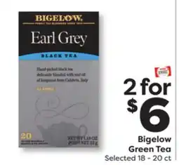 Weis Markets Bigelow Green Tea offer