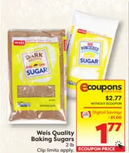 Weis Markets Weis Quality Baking Sugars offer