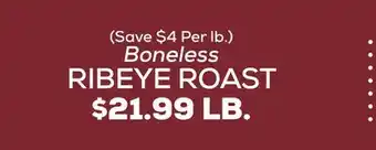 DeCicco & Sons Boneless RIBEYE ROAST offer