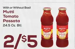 DeCicco & Sons Mutti Tomato Passata offer