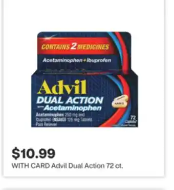 CVS Advil Dual Action 72 ct offer