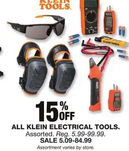 Blain's Farm & Fleet ALL KLEIN ELECTRICAL TOOLS offer