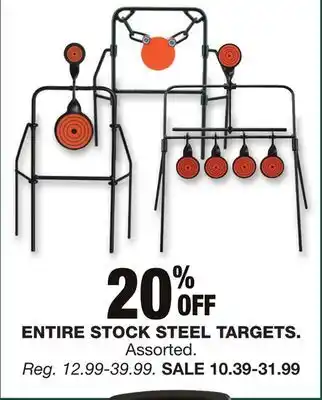 Blain's Farm & Fleet ENTIRE STOCK STEEL TARGETS offer