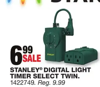 Blain's Farm & Fleet STANLEY DIGITAL LIGHT DIGITAL LIGHT TIMER SELECT TWIN offer