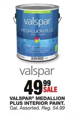 Blain's Farm & Fleet VALSPAR MEDALLION PLUS INTERIOR PAINT offer