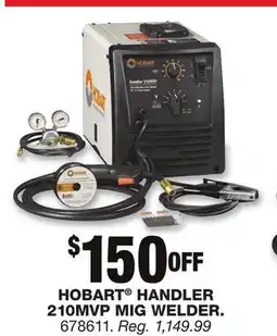 Blain's Farm & Fleet HOBART HANDLER 210MVP MIG WELDER offer