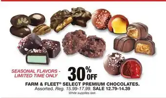 Blain's Farm & Fleet FARM & FLEET SELECT PREMIUM CHOCOLATES offer