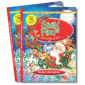 Walmart Seek & Find Santa's Workshop 2 Book Set, 32 Pages, 2 Count offer