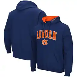 Walmart Men's Colosseum Navy Auburn Tigers Arch & Logo 3.0 Pullover Hoodie offer