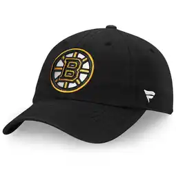 Walmart Men's Fanatics Black Boston Bruins Core Primary Logo Adjustable Hat offer