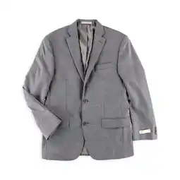 Walmart Michael Kors Mens Sharkskin Classic Fit Two Button Blazer Jacket lightgrey 38 offer