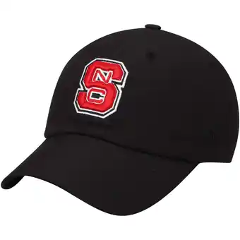 Walmart Men's Top of the World Black NC State Wolfpack Primary Logo Staple Adjustable Hat offer