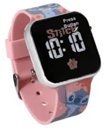 Walmart Disney Stitch LED Watch Square offer