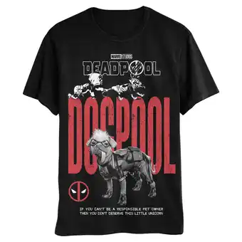 Walmart Deadpool 3 Men's & Big Men's Dogpool Graphic Tee with Short Sleeves, Sizes S-3XL offer