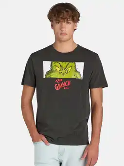 Walmart Dr. Seuss Men's and Big Men's Grinch Eyes Graphic Tee, Sizes S-3XL offer