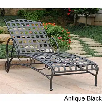 Walmart International Caravan Patio Chaise Lounger-Color:Antique Black offer