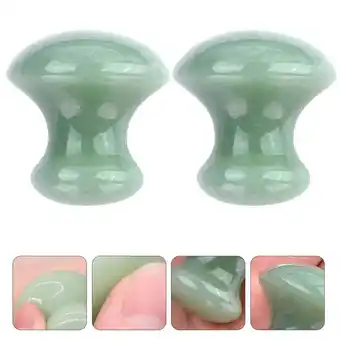 Walmart 2Pcs Mushroom Shaped Massaging Boards Facial Massagers Beauty Tools (Green) offer