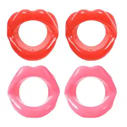 Walmart NUOLUX 4pcs Silicone Lip Shaper Smile Trainer Face Slimmer Mouth Tightener Facial Beauty Tool offer