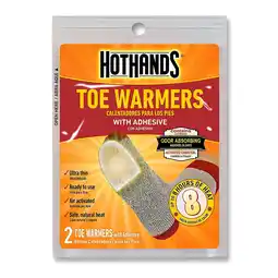 Walmart 16 Pack HotHands Toasti-Toes Toe Warmer up to 8 Hours Safe Max Heat Warmers offer