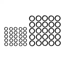 Walmart koolsoo 50 Pieces Power Pressure Rings 2 Different Sizes Rubber O Rings Set offer