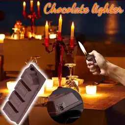 Walmart Hwuxmo Fashion Chocolate Lighter Personalized Electronic Lighter Clearance Multicolor offer