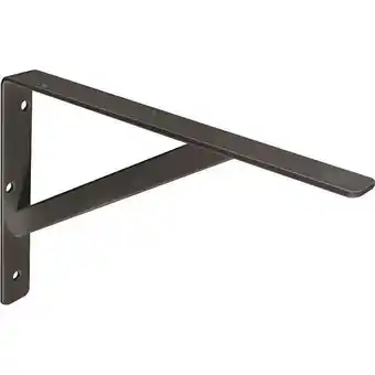 Walmart Knape & Vogt 208BLK300 Heavy Duty Shelf Bracket, 12, Black offer