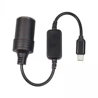 Walmart PETSOLA 2xUSB C Male to 12V Car Lighter Socket Female Converter Cable 12W 0.6m offer