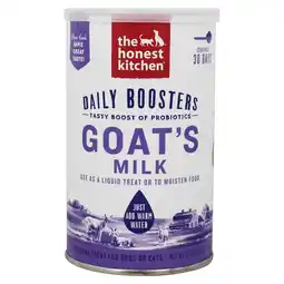 Walmart The Honest Kitchen Goat's Milk Probiotics Daily Booster Powder for Dogs & Cats, 5.2 oz offer