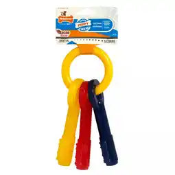 Walmart Nylabone Puppy Teething Keys Chew Dog Toy Soft Chew Toy for Teething Puppies offer