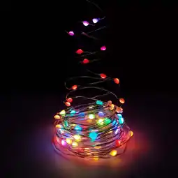 Walmart onn. Fairy 16.4' RGBIC LED Indoor Decoration Dream Multi-Color Lights with IR Remote offer