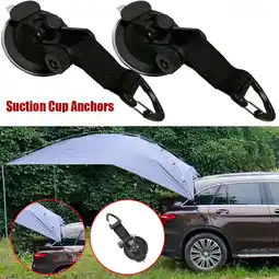 Walmart Chamoist Hooks,Car Tent Suction Cup Hook,With Securing Hook Tents Tarp,for Camping, Outdoor offer