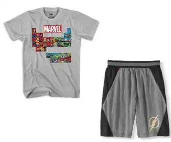 Walmart Marvel Avengers Big Boys Short Sleeve T-Shirt and Shorts Set offer