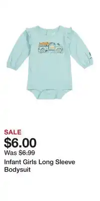 TJ Maxx Infant Girls Long Sleeve Bodysuit offer