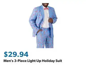 Sam's Club Men's 3-Piece Light Up Holiday Suit offer