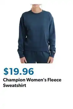 Sam's Club Champion Women's Fleece Sweatshirt offer