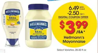 Kroger Hellmann's Mayonnaise offer