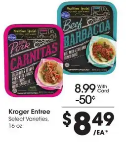 Kroger Kroger Entree offer